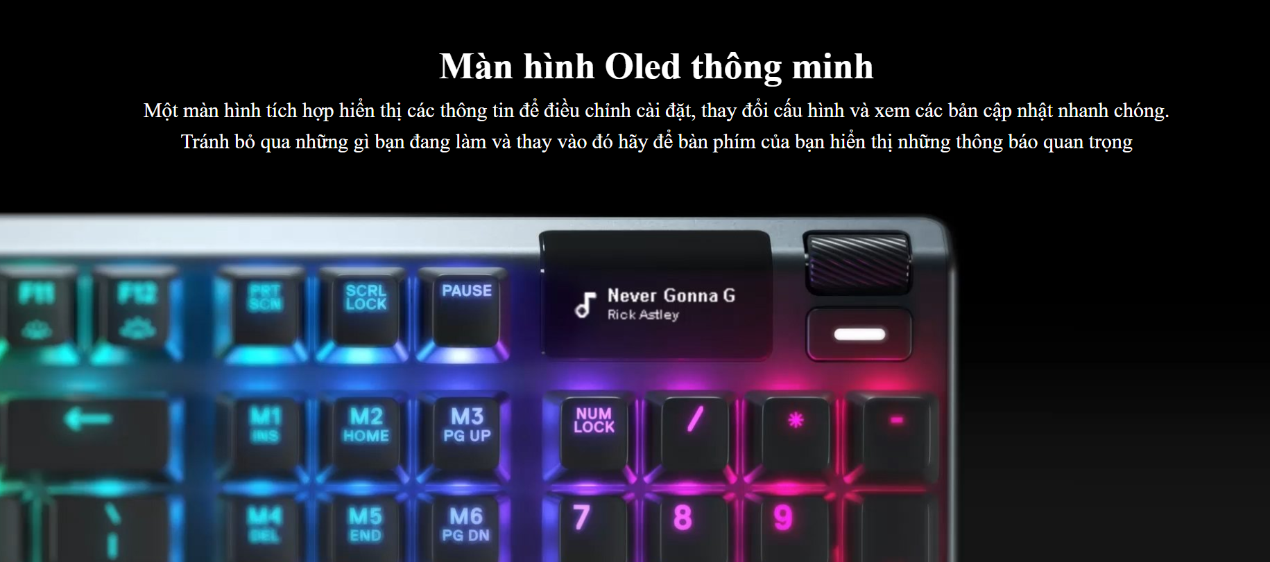 Bàn phím cơ Steelseries Apex 7 RGB Red sw (USB/64636) 2