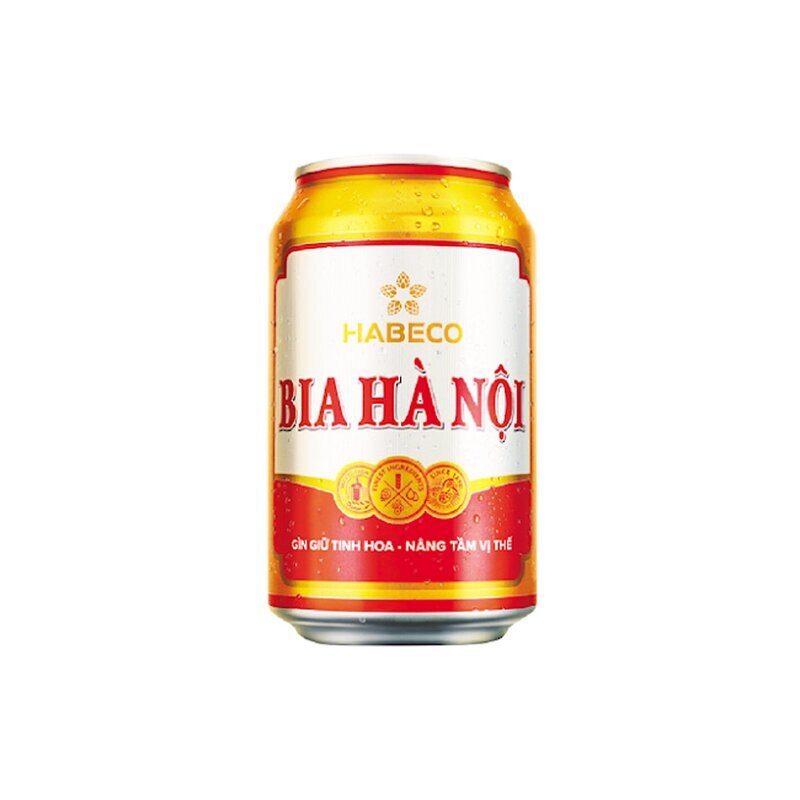 Bia Hà Nội Habeco thùng 24 lon x 330ml