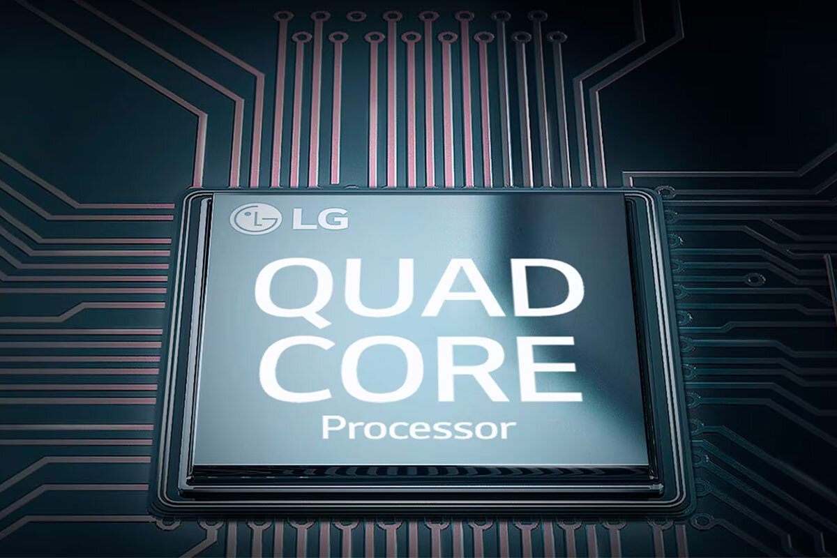 Bộ xử lý Quad Core tân tiến nâng cấp mọi chất lượng nghe nhìn