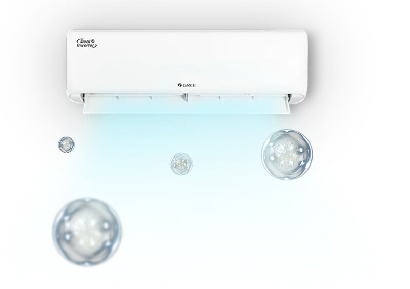 Điều hòa Gree Inverter 9000 BTU 1 chiều COSMO9CI gas R-32