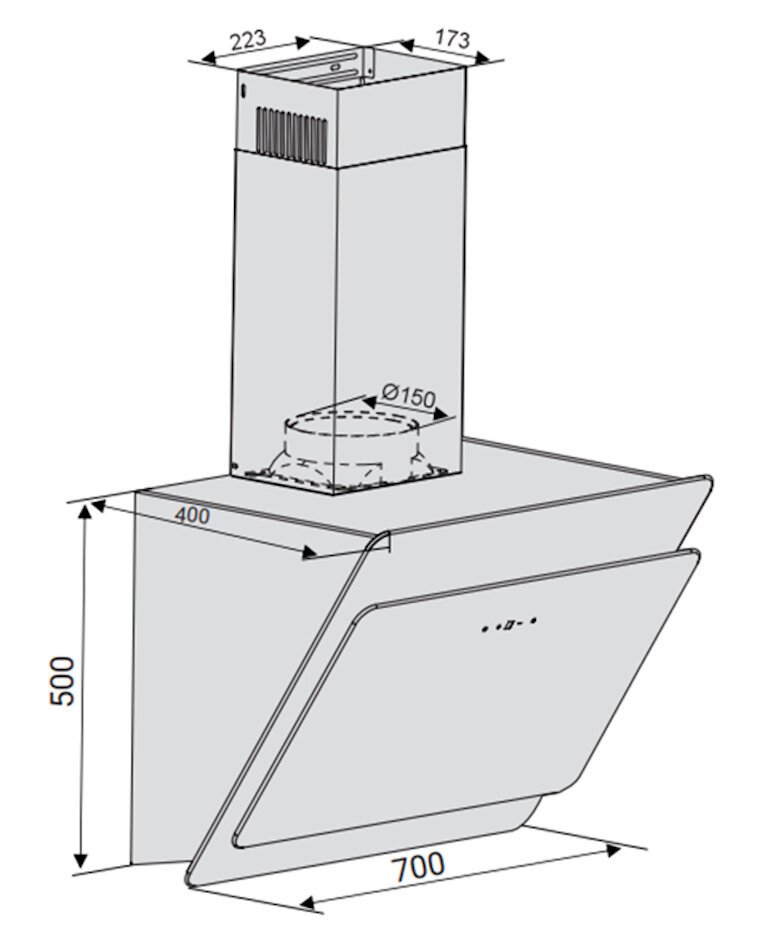 Máy hút mùi Uber U70BG