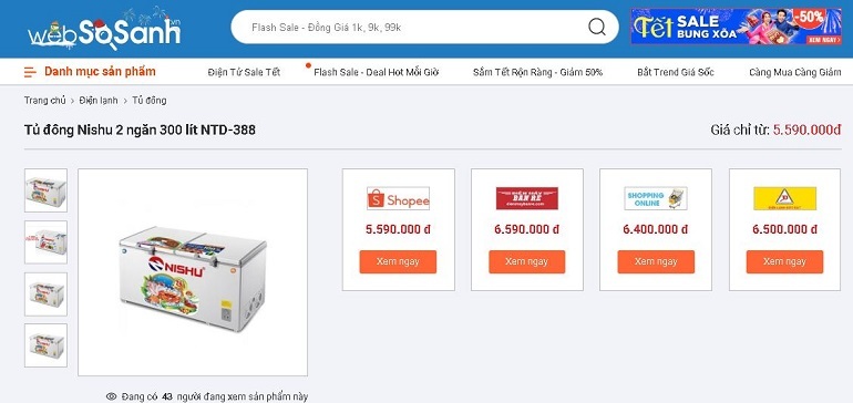 Tủ đông Nishu 2 ngăn 300 lít NTD-388 3 Tủ đông Nishu 2 ngăn 300 lít NTD-388