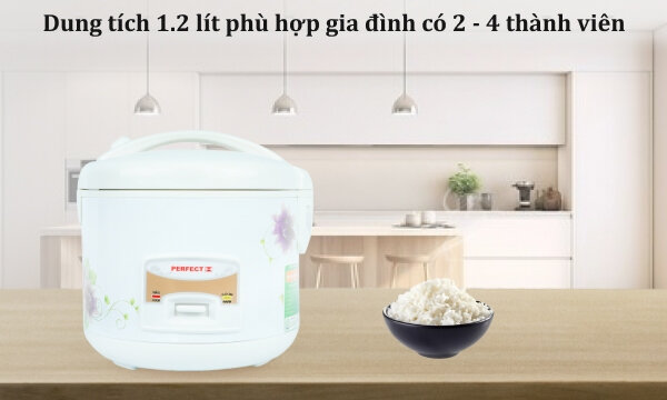 Nồi cơm nắp gài 1.2 lít Perfect PF-C101
