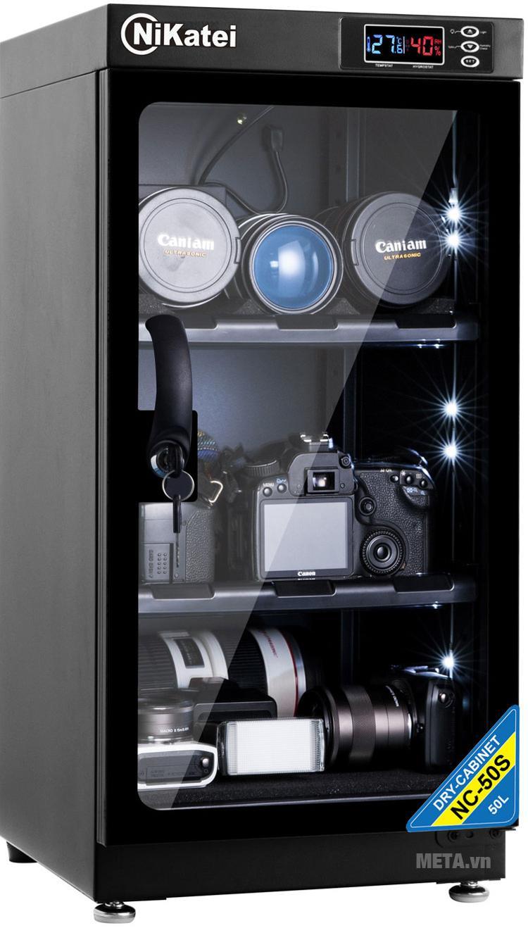 Tủ chống ẩm cao cấp Nikatei NC-50S (50 lít) Tủ chống ẩm cao cấp Nikatei NC-50S (50 lít)