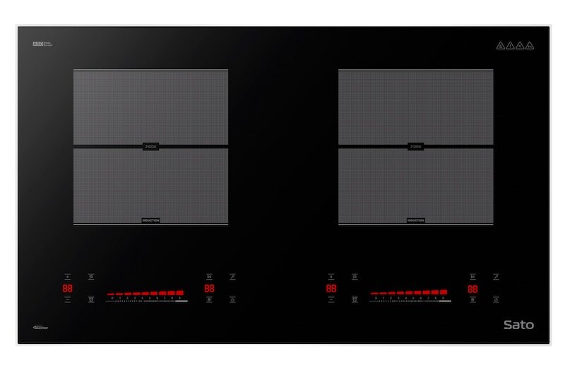 Bếp từ Sato SIH721 N7 (B) thiết kế nổi bật, đẹp mắt (ảnh: sato).