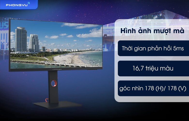Màn hình LC-Power LC-M26 với hiệu năng mượt mà