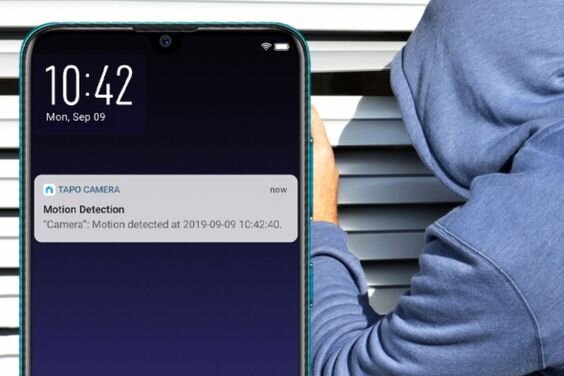 Camera Tapo TC70 dễ dàng phát hiện mọi chuyển động