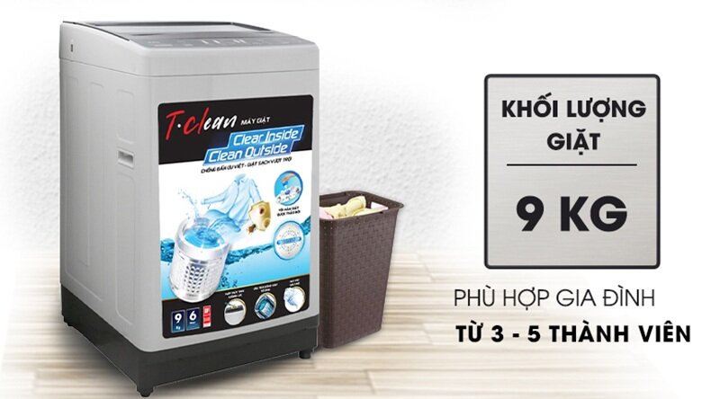 Máy giặt TCL 9 Kg TWA90-B302GM