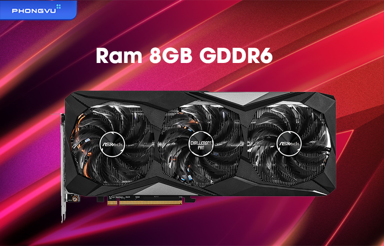 Card màn hình Asrock RX6600 XT Challenger Pro | RAM đa nhiệm