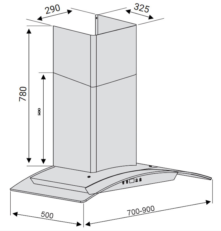 Máy hút mùi Uber U707A