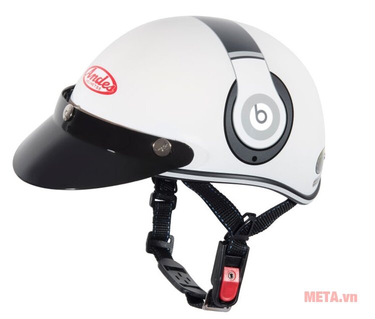 Mũ bảo hiểm Andes 3S (AS)- Haly - Tem W326 nhám (54cm - 56cm) Mũ bảo hiểm Andes 3S (AS)- Haly - Tem W326 nhám (54cm - 56cm)