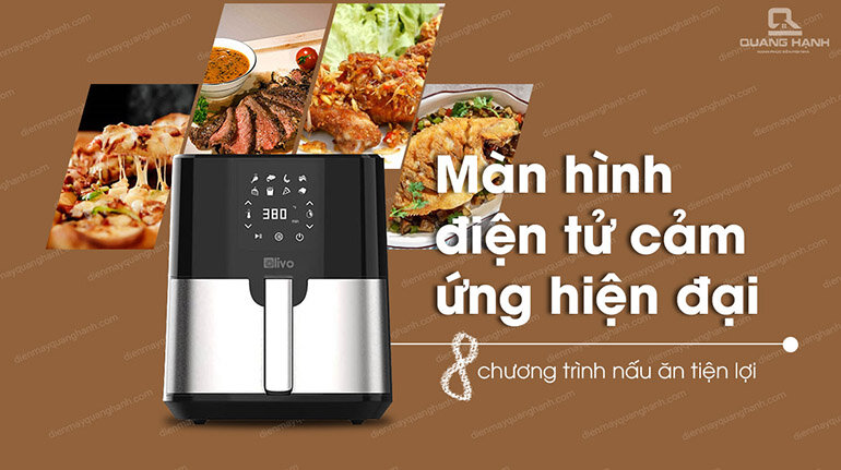 Nồi chiên không dầu OLIVO AF-200