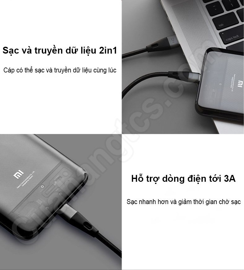 Cáp type C siêu bền Xiaomi ZMI AL706