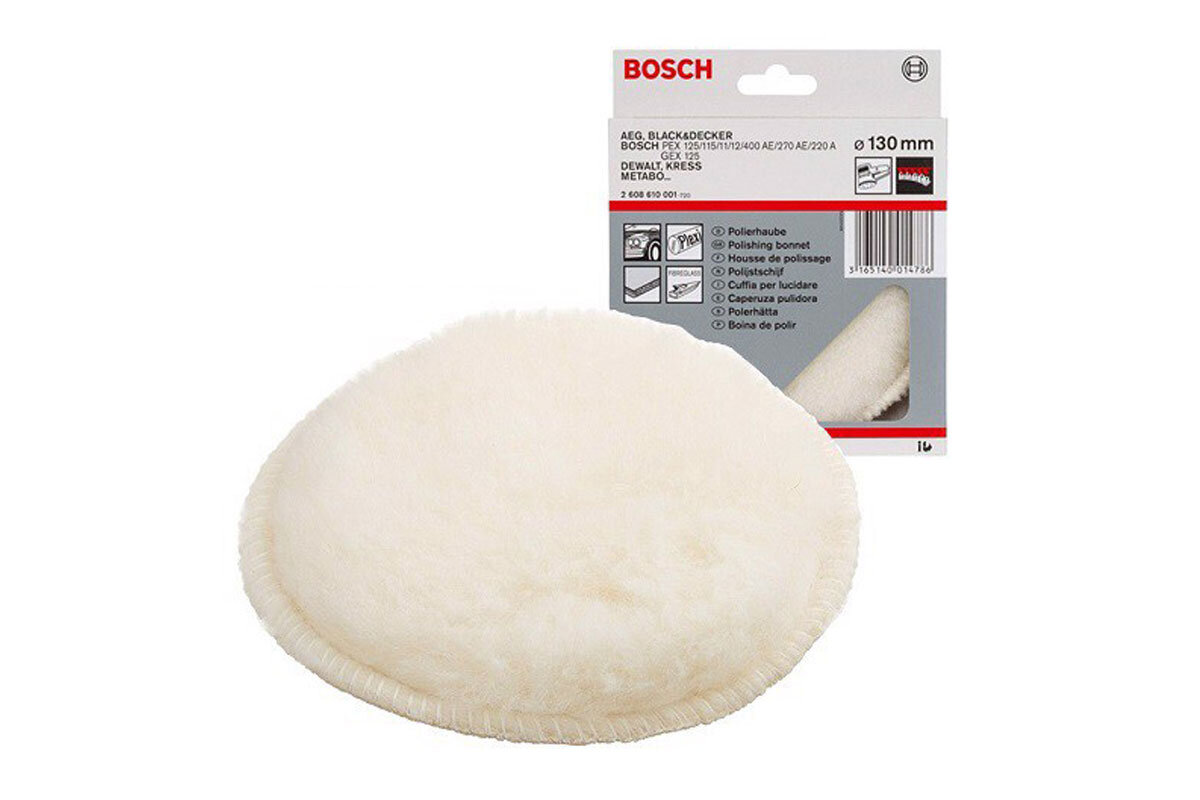 Đĩa đánh bóng lông cừu 130mm Bosch 2608610001