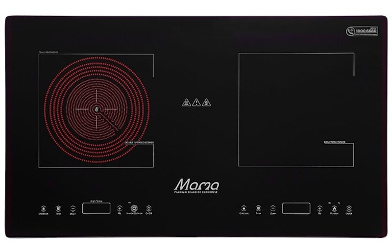 Bếp từ hồng ngoại âm 2 vùng nấu Sunhouse Mama MMB9100VN