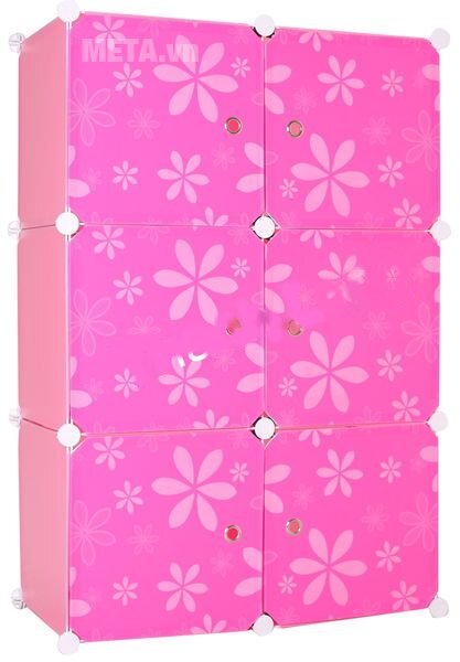 Tủ nhựa lắp ghép 6 ngăn Thanh Long TN01 Tủ nhựa lắp ghép 6 ngăn Thanh Long TN01