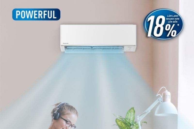 Điều hoà Panasonic Inverter 12000 BTU 1 chiều CU/CS-RU12AKH-8 gas R-32 4 Điều hoà Panasonic Inverter 12000 BTU 1 chiều CU/CS-RU12AKH-8 chế độ làm mát