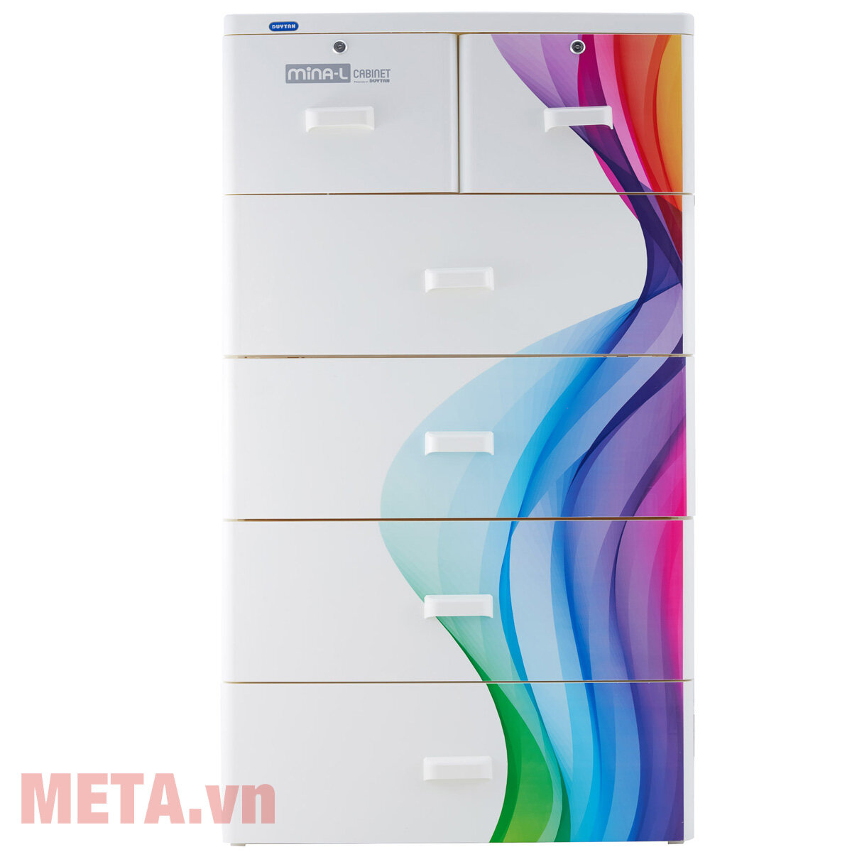 Tủ nhựa Mina-L Duy Tân 5 ngăn