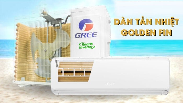 Điều hòa 2 chiều Gree COSMO12HI sử dụng công nghệ biến tần Real Inverter