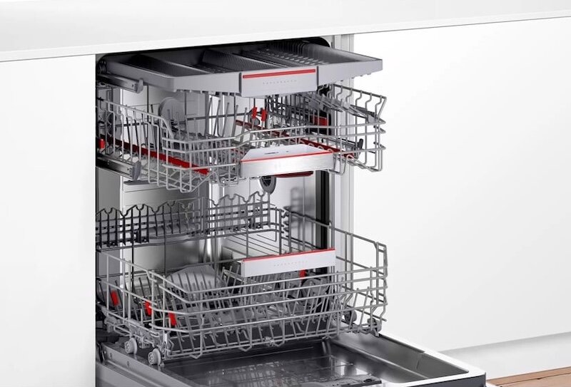 Máy rửa bát âm tủ 14 bộ Bosch SMV6ZCX42E (Ảnh: Bosch).