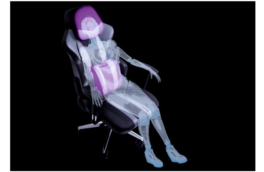 Ghế Gamer CoolerMaster Caliber X2 Gaming Chair Gray 4