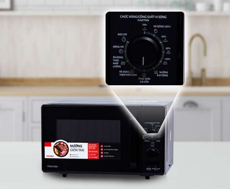 Lò vi sóng Toshiba MW2-AG24PC an toàn và hiệu quả