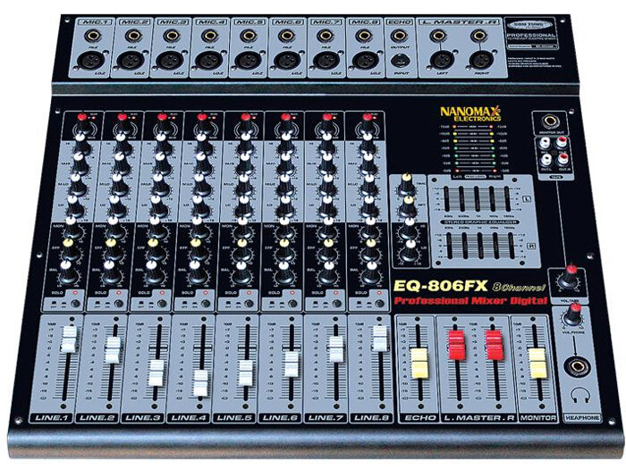 Mixer Nanomax EQ 806FX
