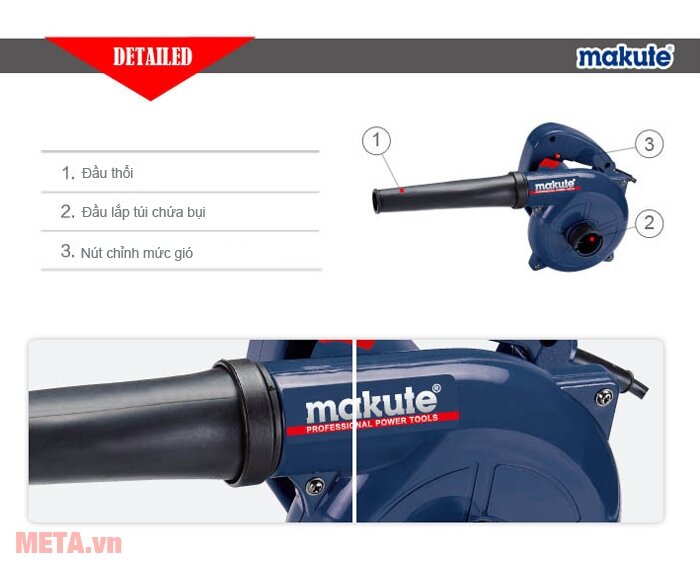Máy thổi bụi Makute PB004