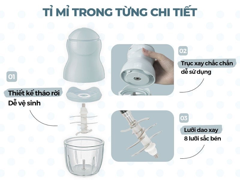 Máy xay ăn dặm Bear  