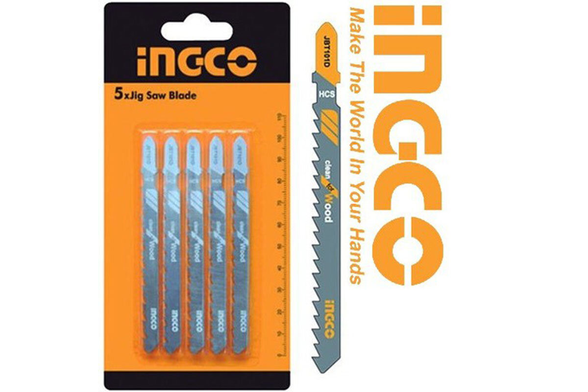 Bộ 5 lưỡi cưa lọng gỗ 74mm INGCO JBT101D