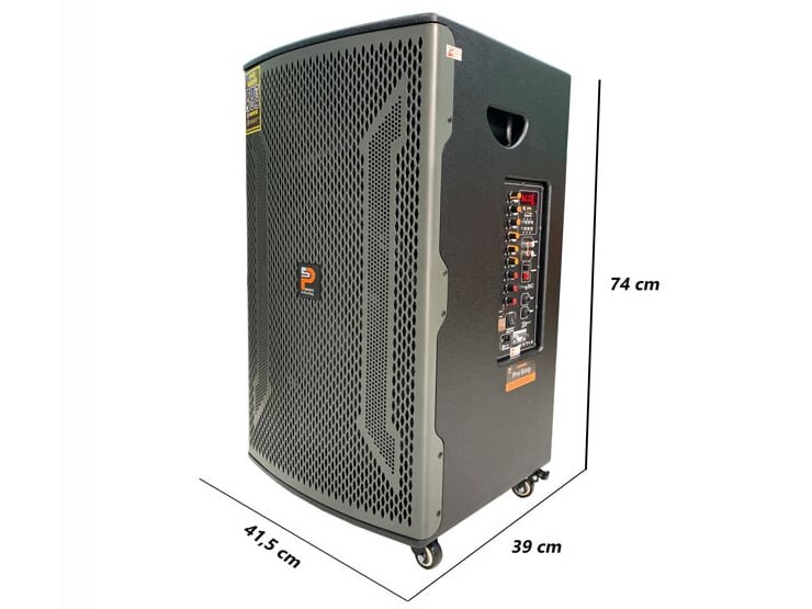 Kích thước loa Prosing W15 VN