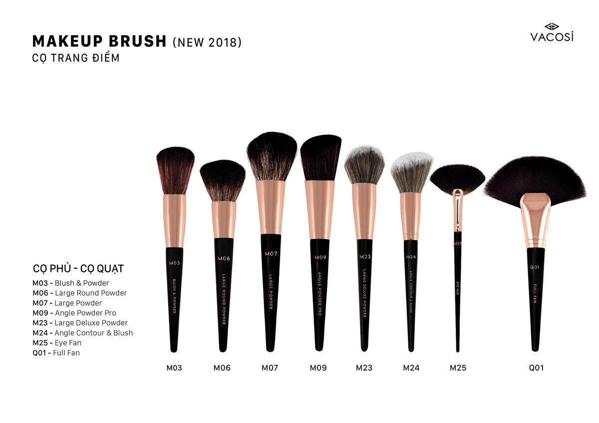 Cọ Phủ Trang Điểm Vacosi Powder Brush hiện đã có mặt tại Hasaki