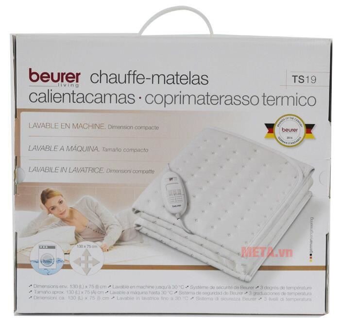Đệm điện đơn Beurer TS19 (1,3m x 0,75m)