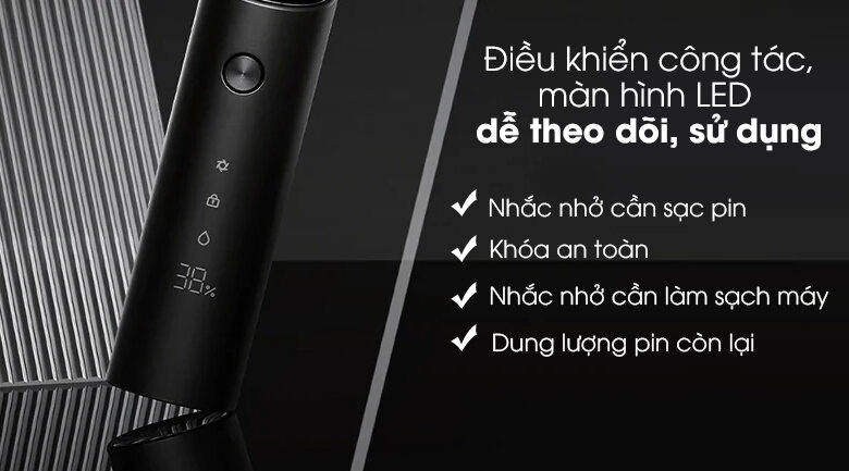 Máy cạo râu Xiaomi S500 NUN4131GL | Điều khiển công tác