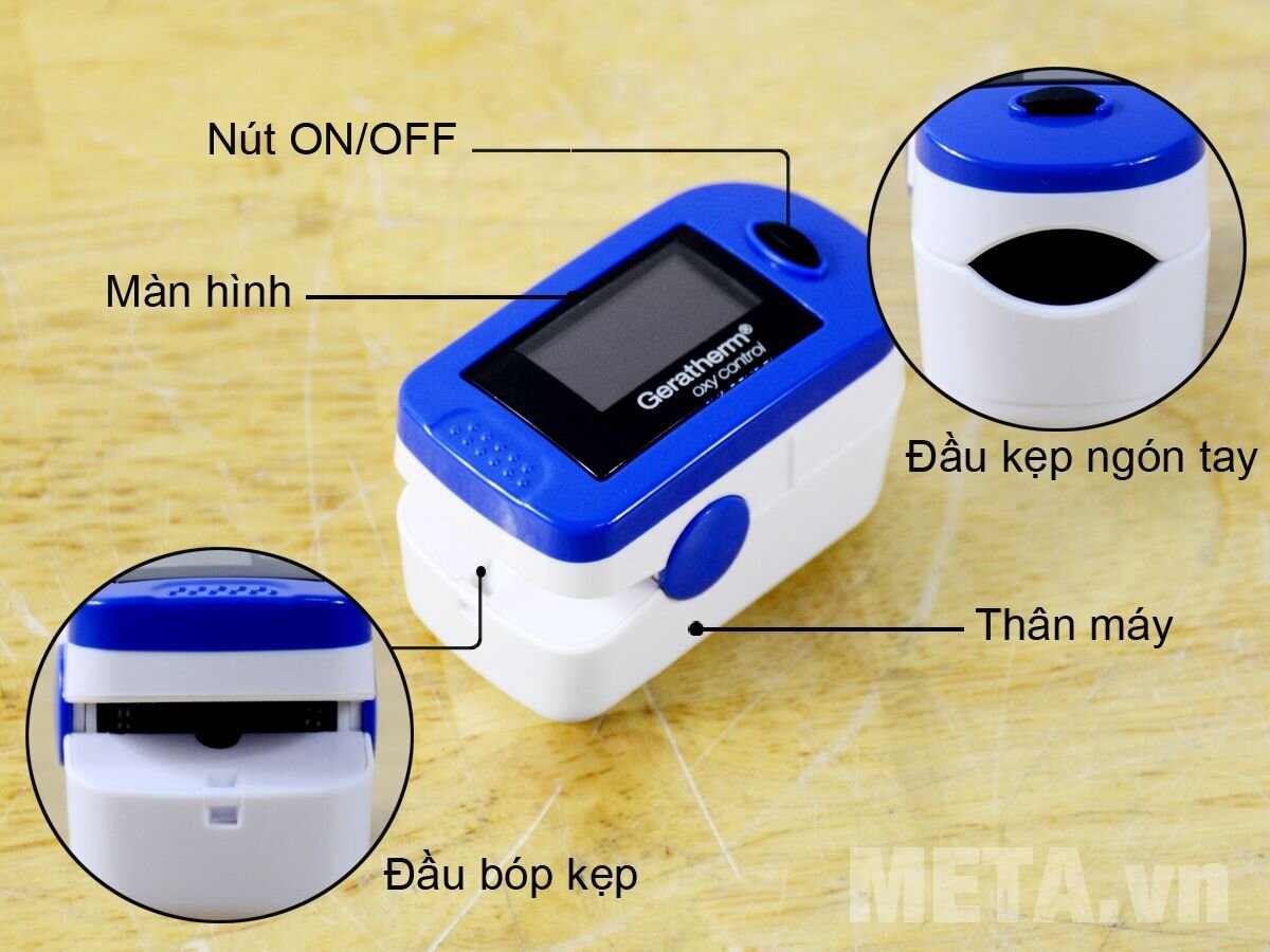Máy đo nồng độ oxy trong máu Geratherm GT-300C203 Máy đo nồng độ oxy trong máu Geratherm GT-300C203