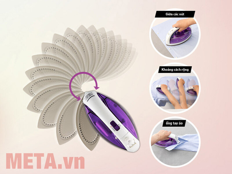 Bàn là hơi nước không dây Panasonic PABU-NI-WL30VRA