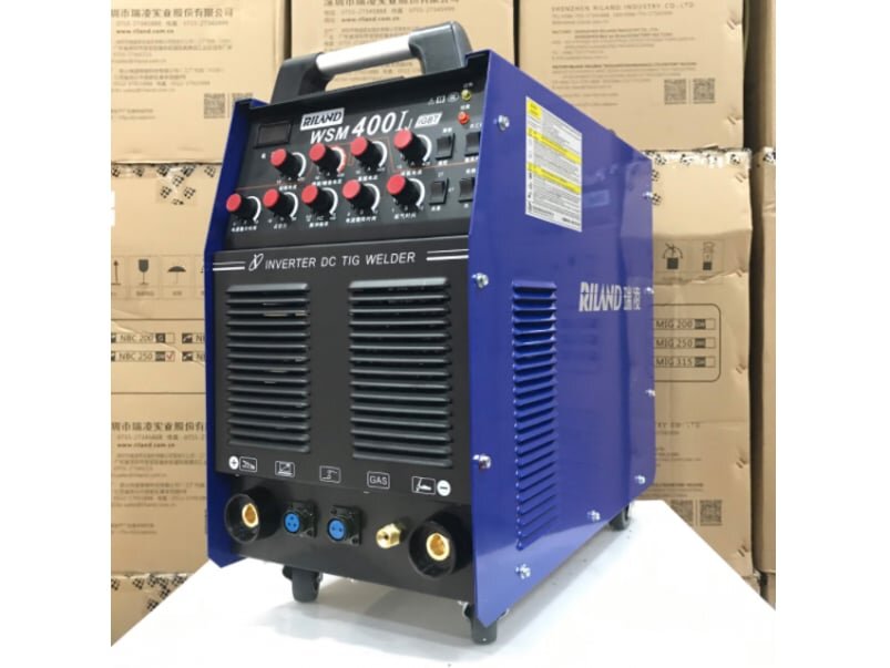 Máy hàn Tig có bánh xe di chuyển Máy hàn Tig que