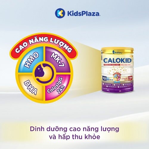 Sữa Calokid 900g dinh dưỡng cao năng lượng