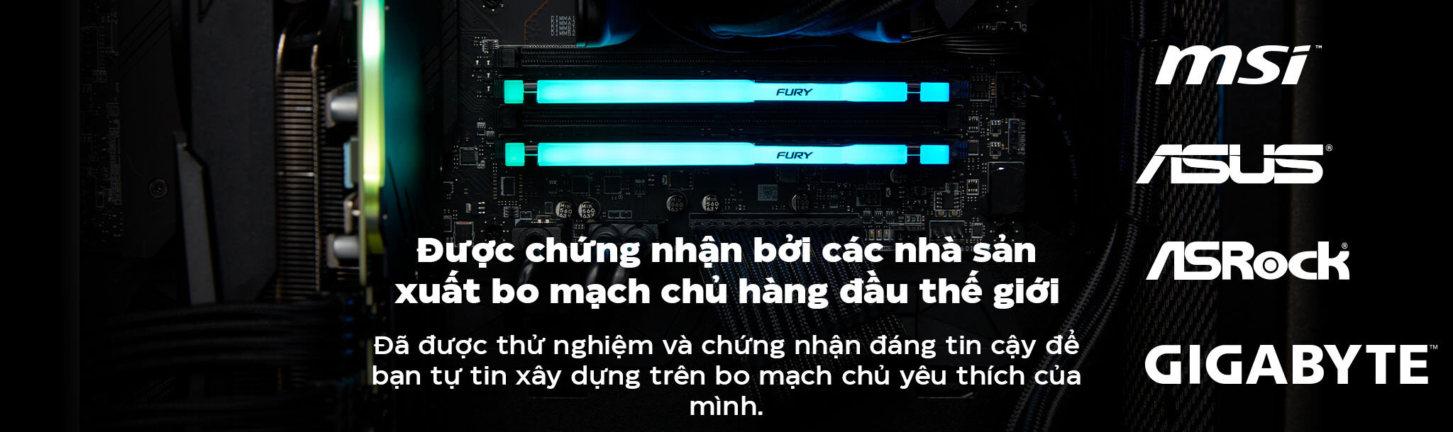 Ram Desktop Kingston Fury Beast RGB DDR5