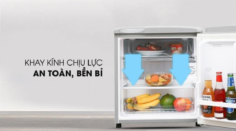 Tủ lạnh AQua AQR-55ER/SS- 50 Lít