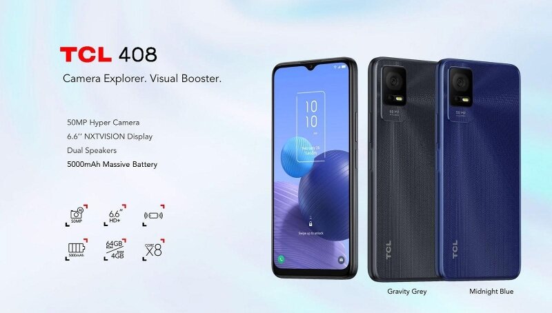 Điện thoại TCL 408 camera