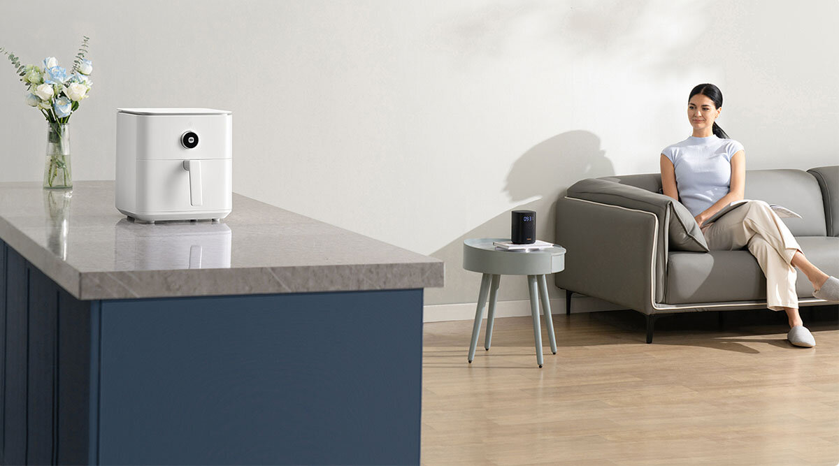 Nồi chiên không dầu tự động giữ ấm món ăn 30 phút sau khi nấu 