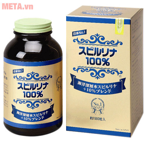 Tảo viên Spirulina vùng biển nước sâu (1500 viên)