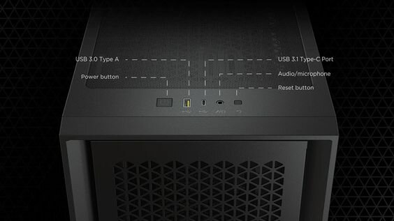 Corsair 4000D Airflow TG Black (Ảnh 7)