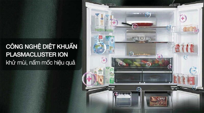 Tủ lạnh Sharp 611 lít SJ-FXPI700VG-BK