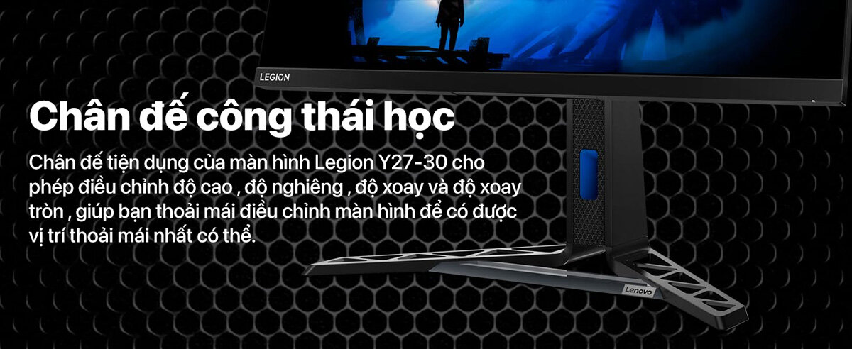 Thiết kế của Màn hình Lenovo Legion Y27-30
