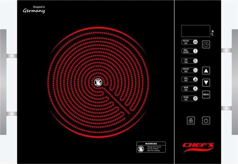 Bếp hồng ngoại Chef's EH-HL201 2000 W