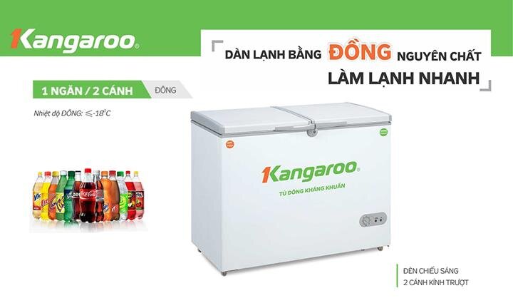 Tủ đông Kangaroo KG 699C1 - 699L, 1 ngăn đông