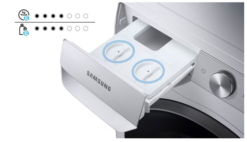 Máy giặt Samsung AI EcoBubble Inverter 12 kg WW12CGP44DSBSV 