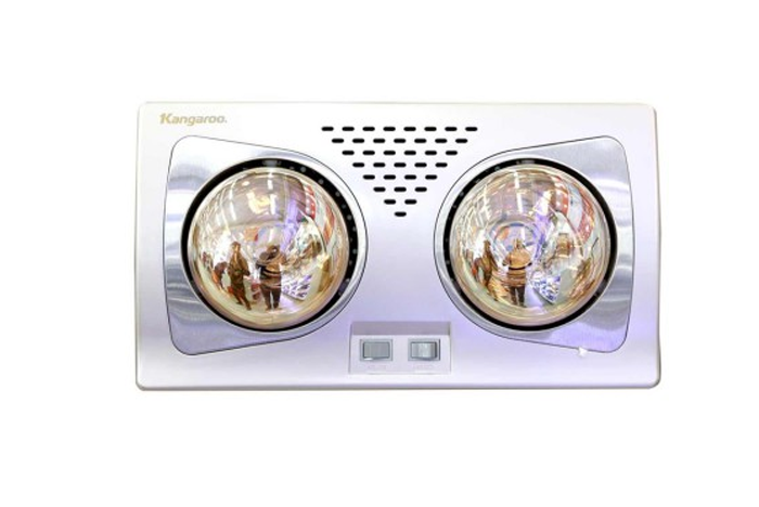 Đèn sưởi nhà tắm Kangaroo KG256 - 2 bóng Đèn sưởi nhà tắm Kangaroo KG256 - 2 bóng